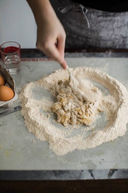 Making whole wheat pasta