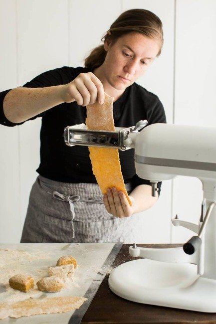 Shaping Pasta Dough