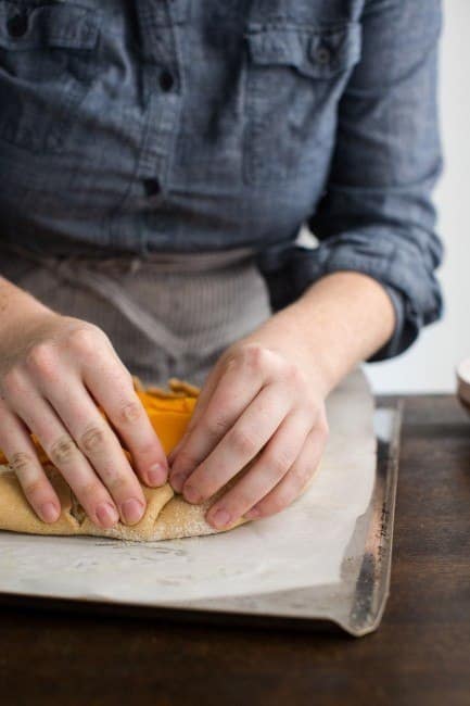 Crimping the Dough