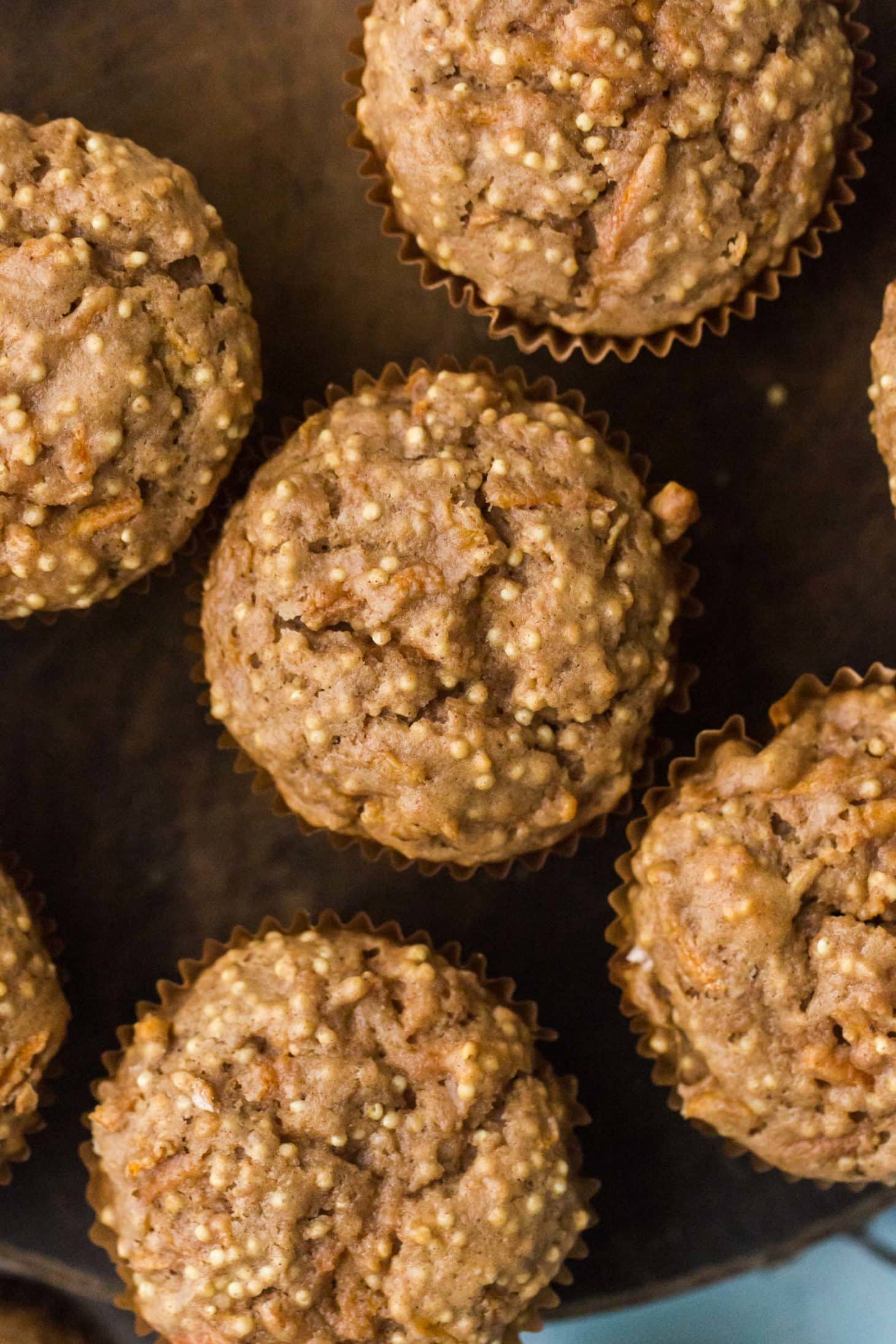 Spiced Carrot Muffins with Millet