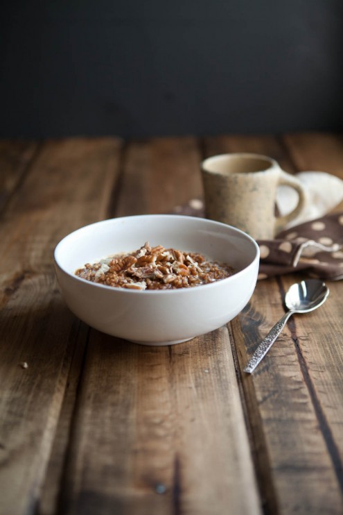 Pumpkin Millet Porridge | Naturally Ella