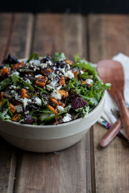 Sweet Potato and Quinoa Salad with Soft-Boiled Eggs