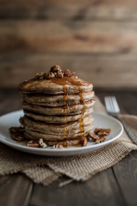 Brown Butter and Pecan Pancakes