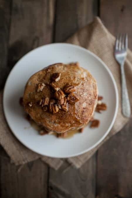 Brown Butter and Pecan Pancakes