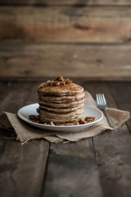 Brown Butter and Pecan Pancakes