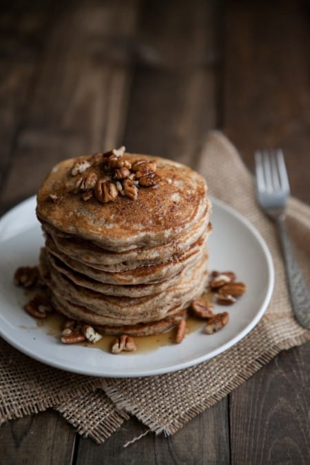 Brown Butter and Pecan Pancakes