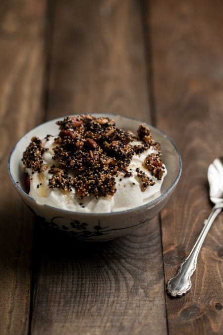 Maple-Cinnamon Quinoa Granola