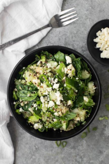 Cucumber-Feta Quinoa Salad