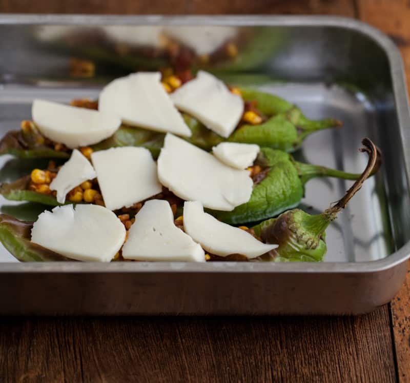 Stuffed Hatch Chiles with Cilantro-Lime Yogurt 