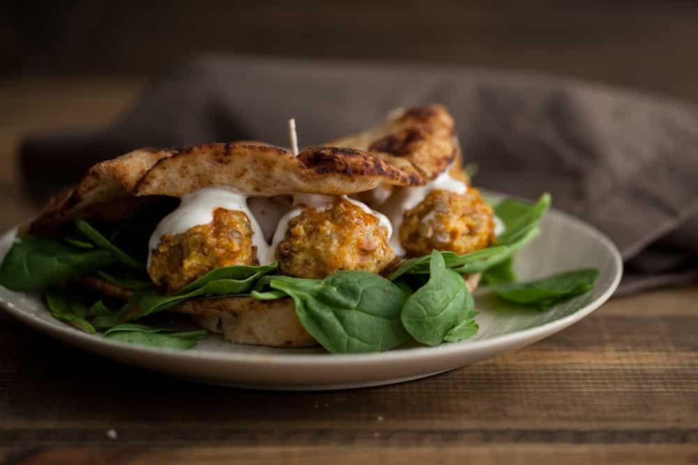 Buffalo Lentil Sandwich