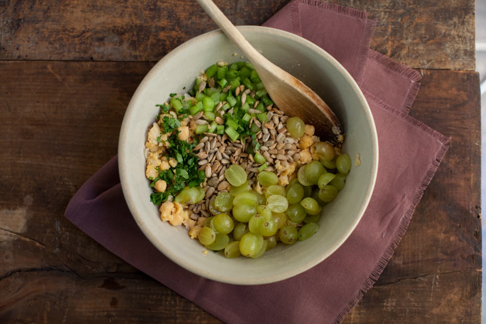 Chickpea, Blue Cheese, and Grape Salad Sandwich