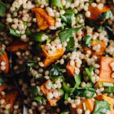 Roasted Chipotle Sweet Potato and Sorghum Salad