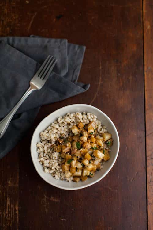 Sesame Roasted Turnips & Barley