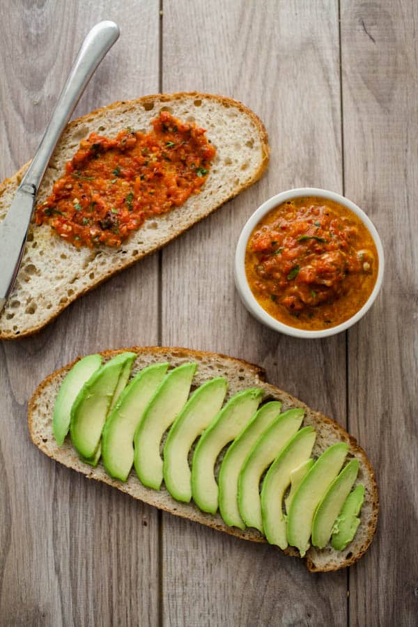 Harissa + Avocado Grilled Cheese Sandwich 