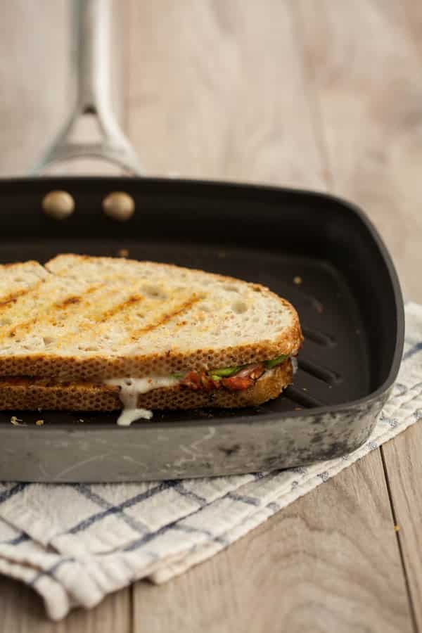 Harissa and Avocado Grilled Cheese Sandwich