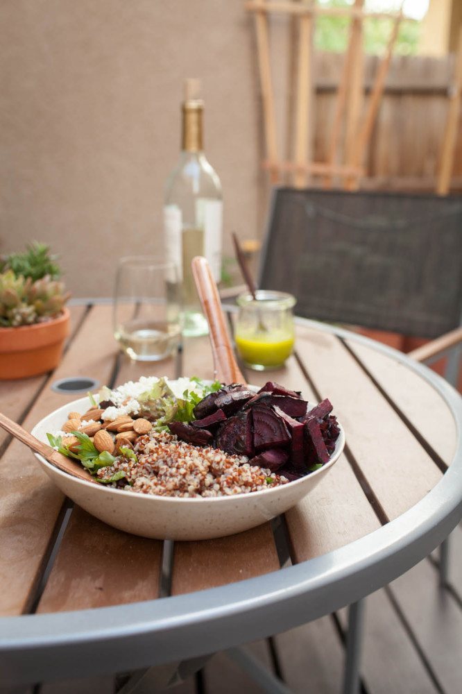 Grilled Beet and Feta Salad