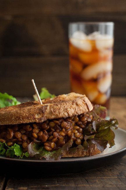 Spicy Vegan Lentil Sloppy Joes