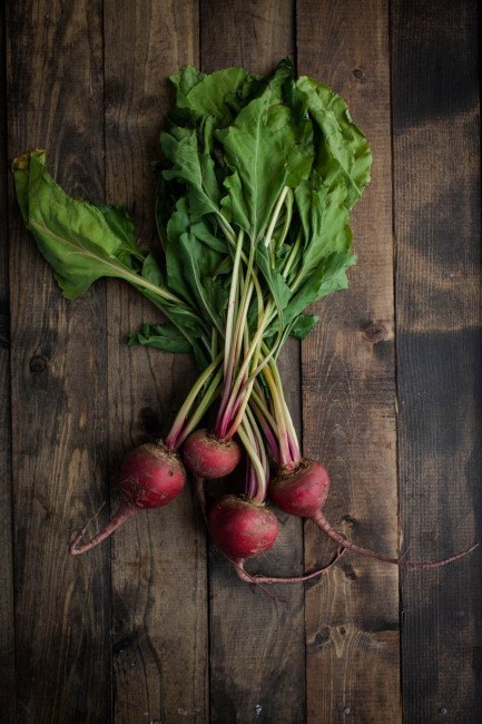 Roasted Beets And Burrata With Micro Greens