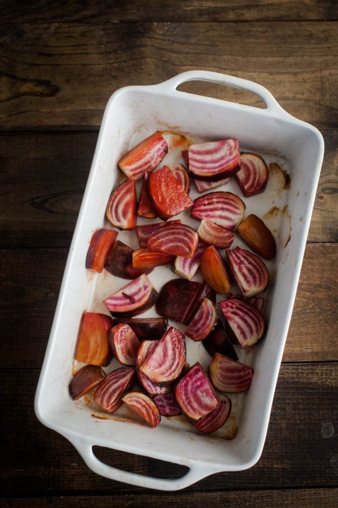 Roasted Chioggia Beets