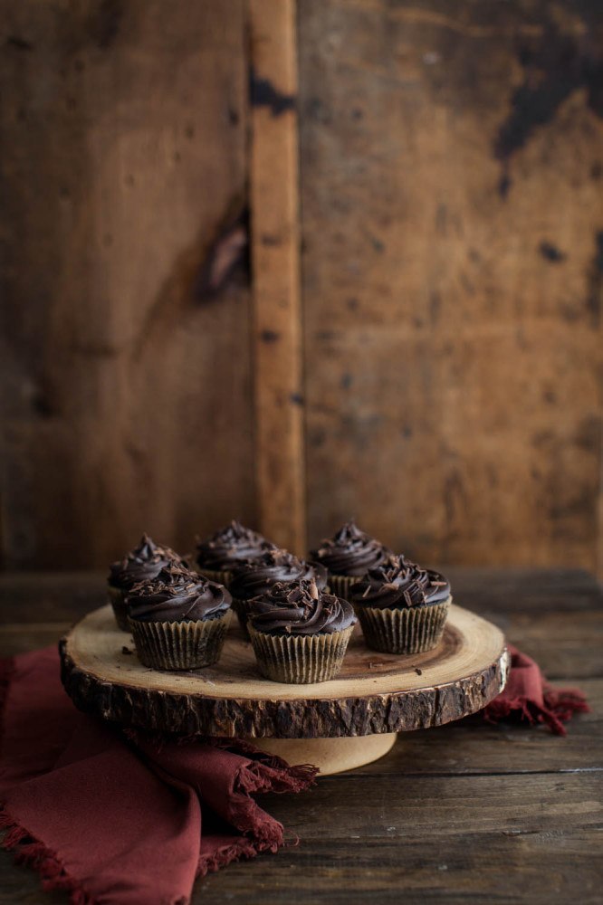 Chocolate Beet Cupcakes with Chocolate Frosting