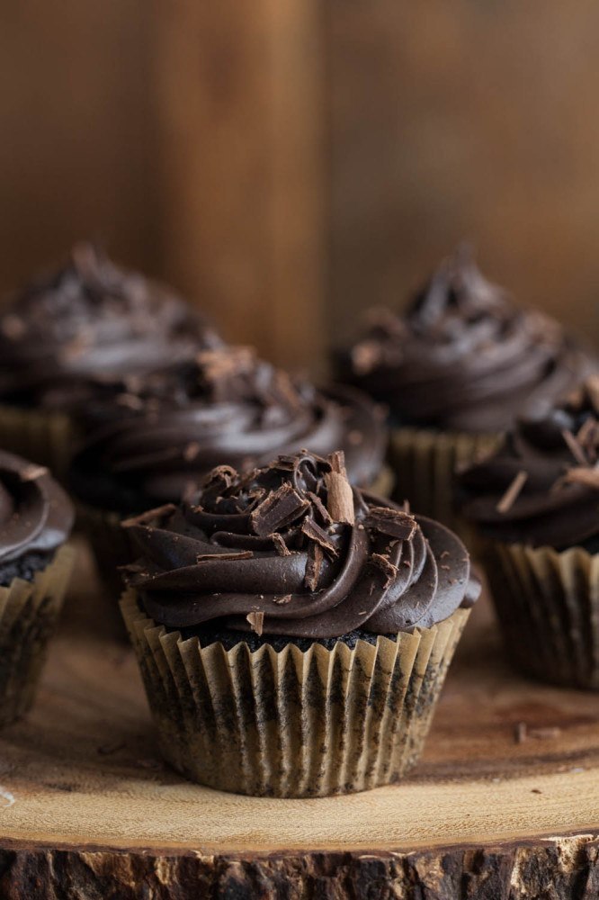 Chocolate Beet Cupcakes with Chocolate Mascarpone Frosting