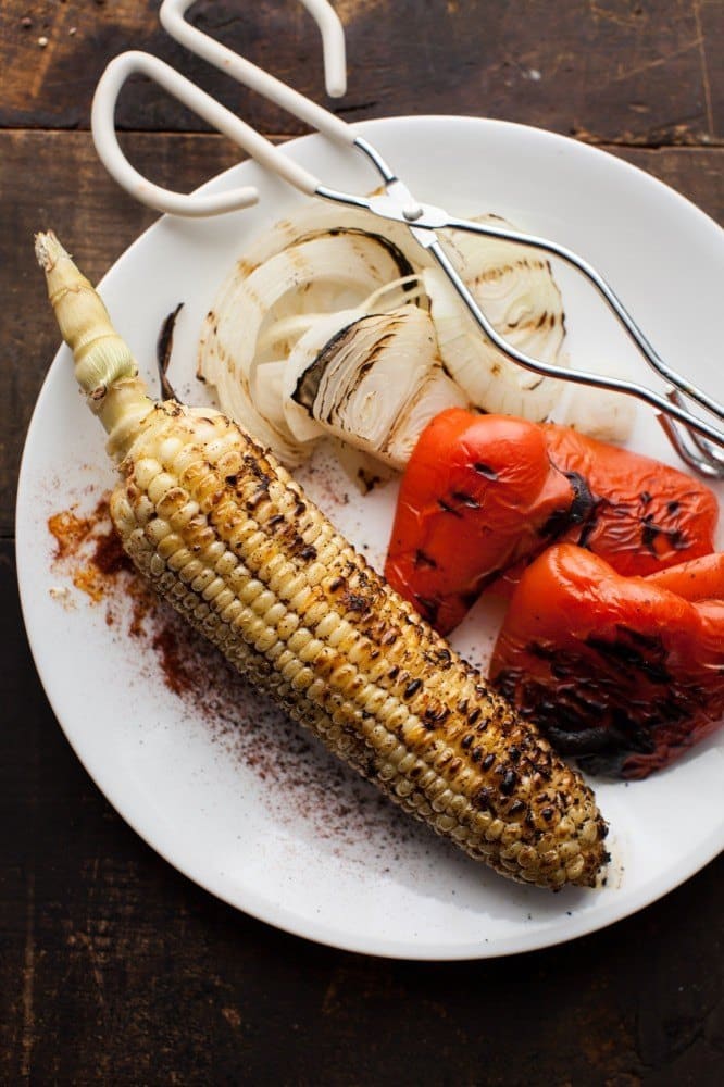 Three-Grain Grilled Vegetable and Feta Salad