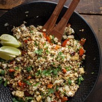 Three-Grain Grilled Vegetable and Feta Salad