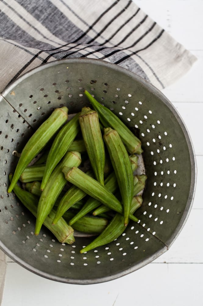 Blackened Okra | Afro-Vegan