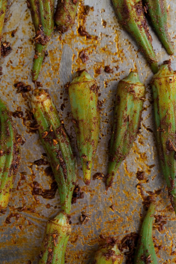 Blackened Okra | Afro-Vegan