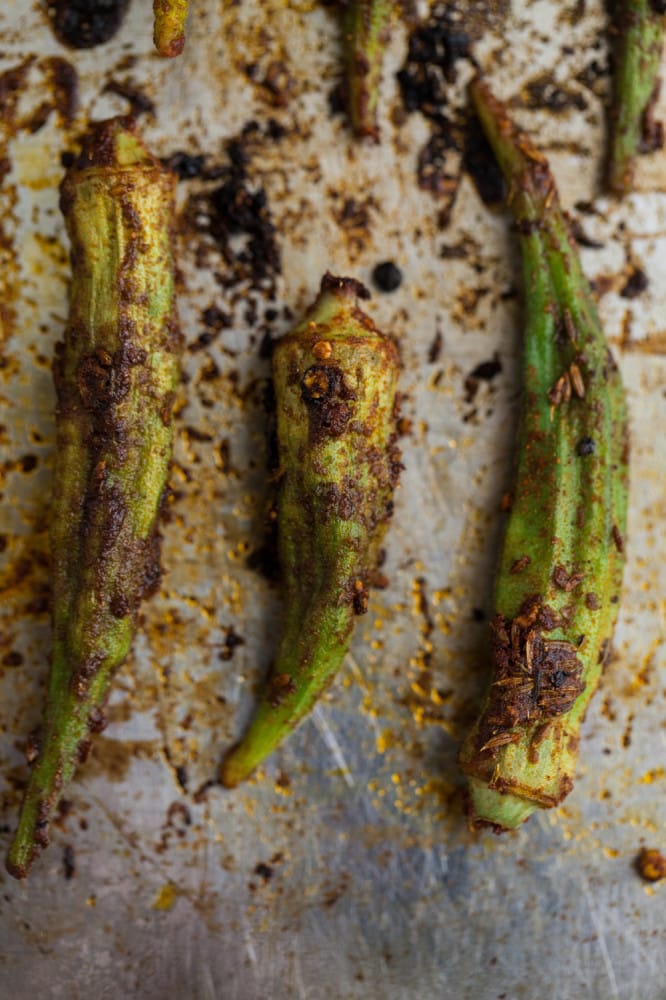 Blackened Okra | Afro-Vegan