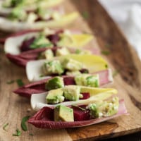 Endives with Roasted Beet and Avocado