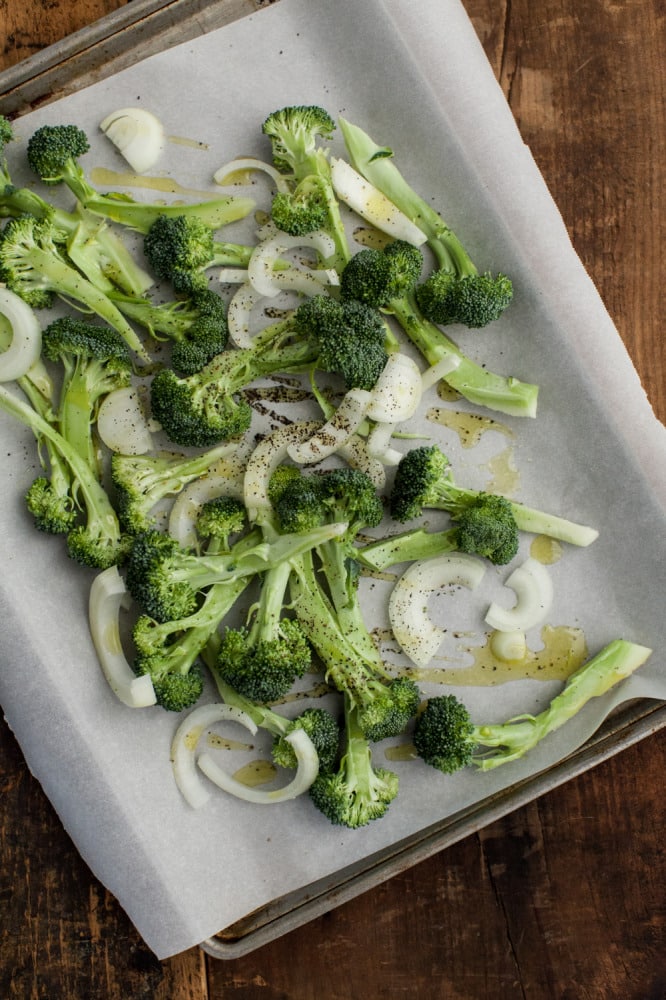 Broccoli-Almond Pesto Pasta