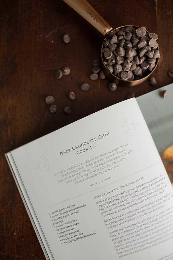 Chocolate Chip Cookies with Barley Flour