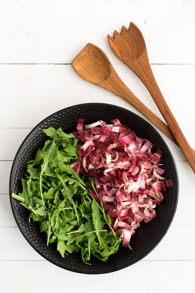 Chopped Endives and Arugula 