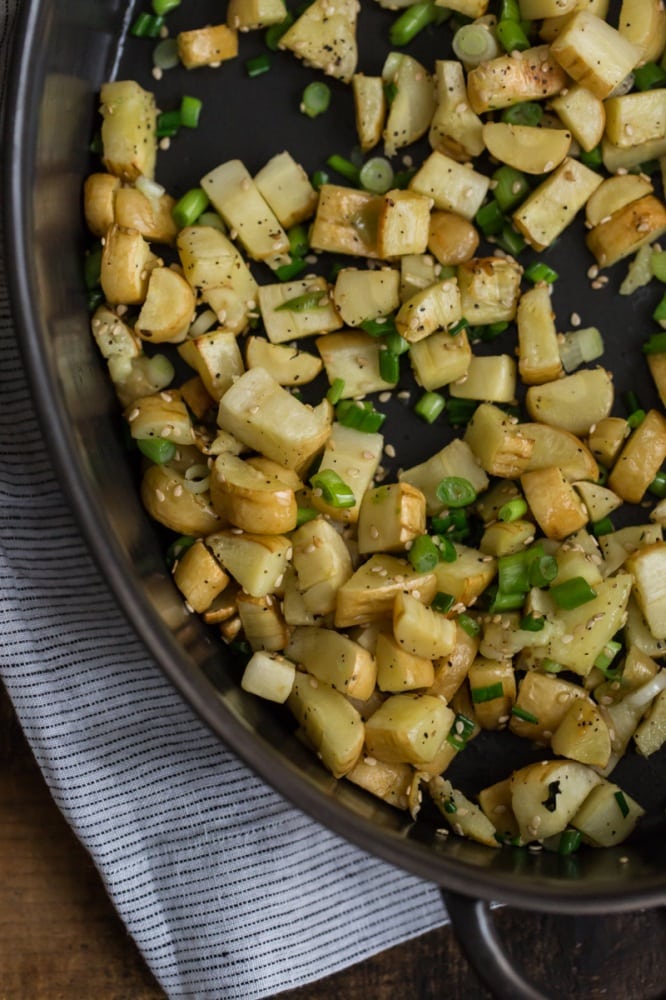 Roasted Parsnips | @naturallyella