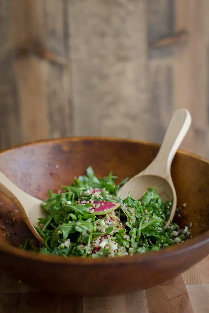 Arugula Radish Salad | Naturally Ella