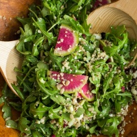 Arugula and Radish Salad (a New Year to #eatnaturally)
