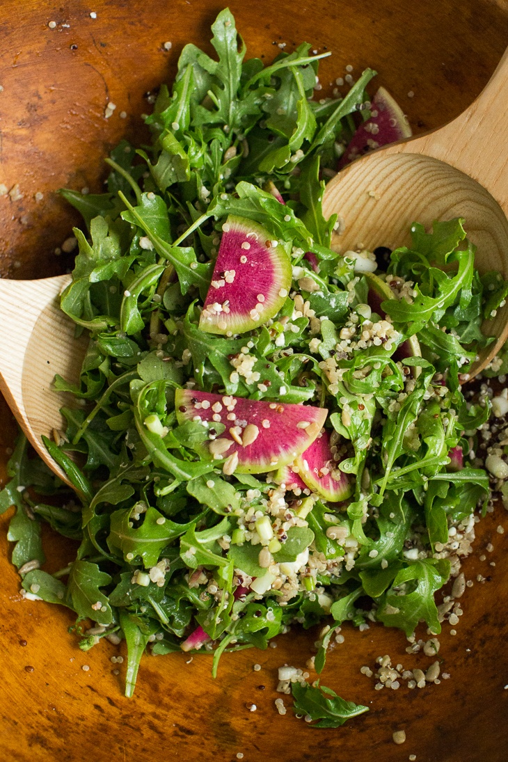 Insalata con Rucola e Ravanelli (Arugula and Radish Salad