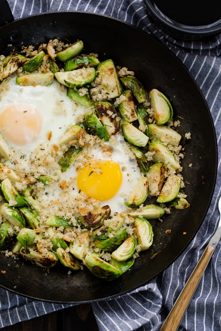 Brussels Sprouts and Eggs | @naturallyella