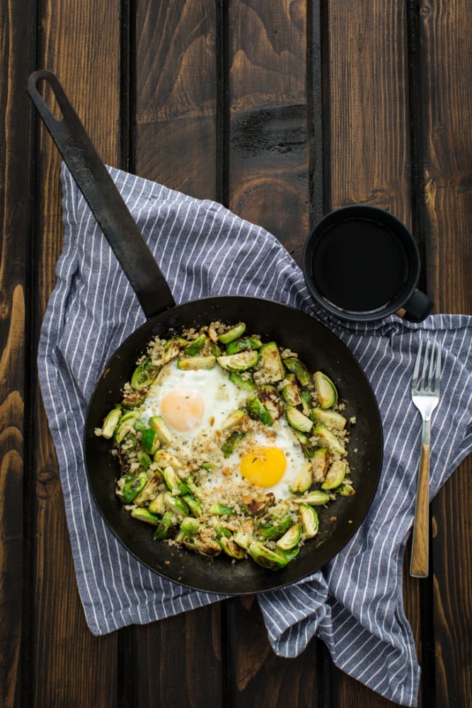 Brussels Sprouts and Eggs Naturally Ella