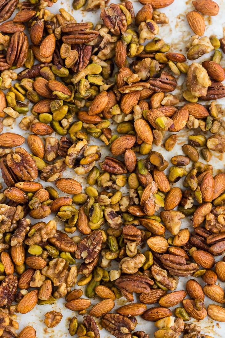 Honey Mustard Roasted Nuts