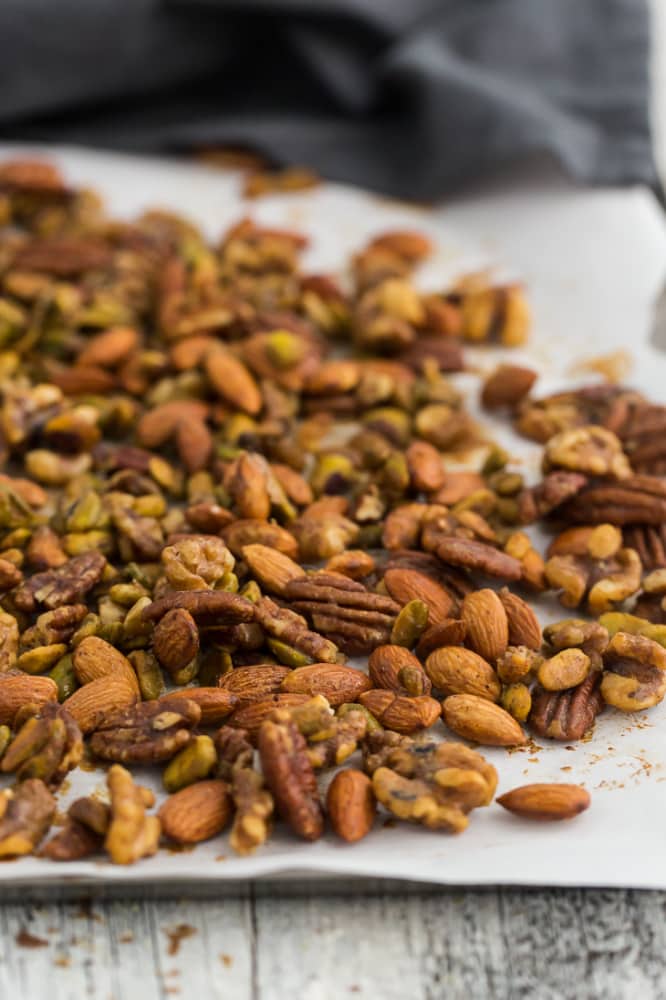 Honey Mustard Roasted Nuts Naturally Ella