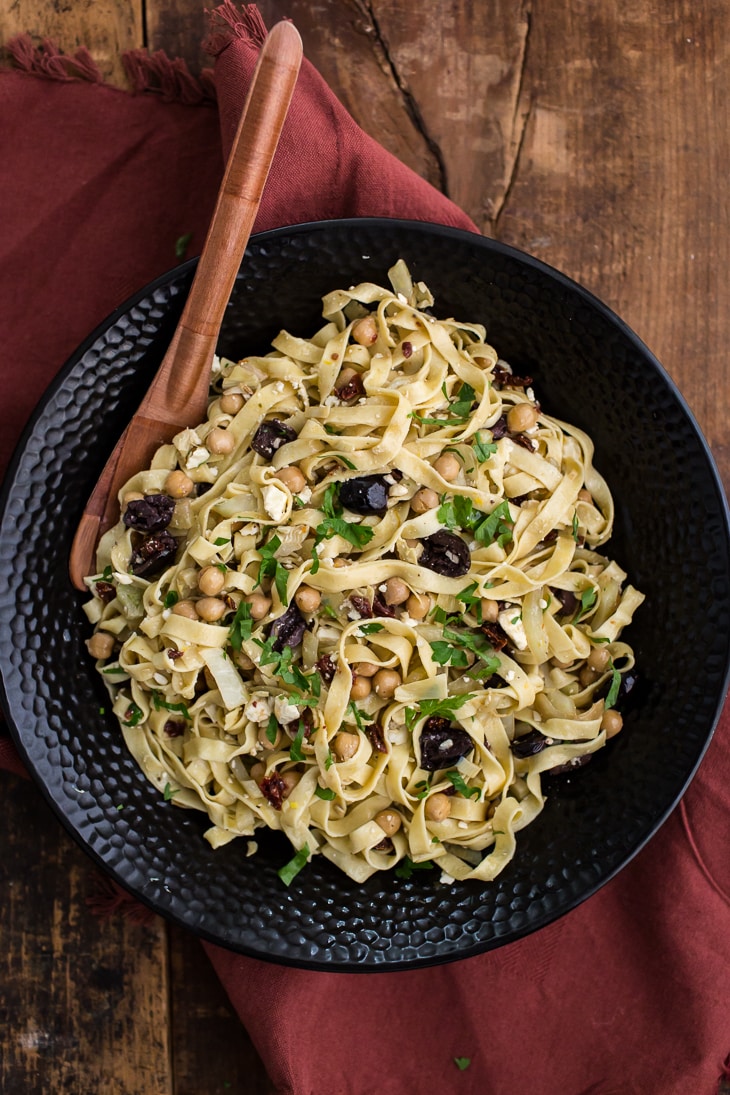 Mediterranean Einkorn Pasta | Naturally Ella