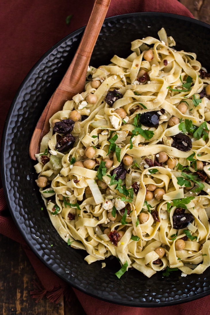 Mediterranean Einkorn Pasta | @naturallyella