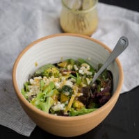 Roasted Broccoli and Couscous Salad | @naturallyella