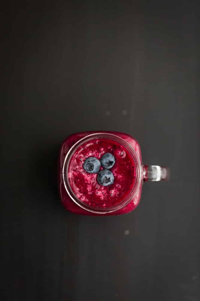 Blueberry Black Tea Smoothie | Naturally Ella