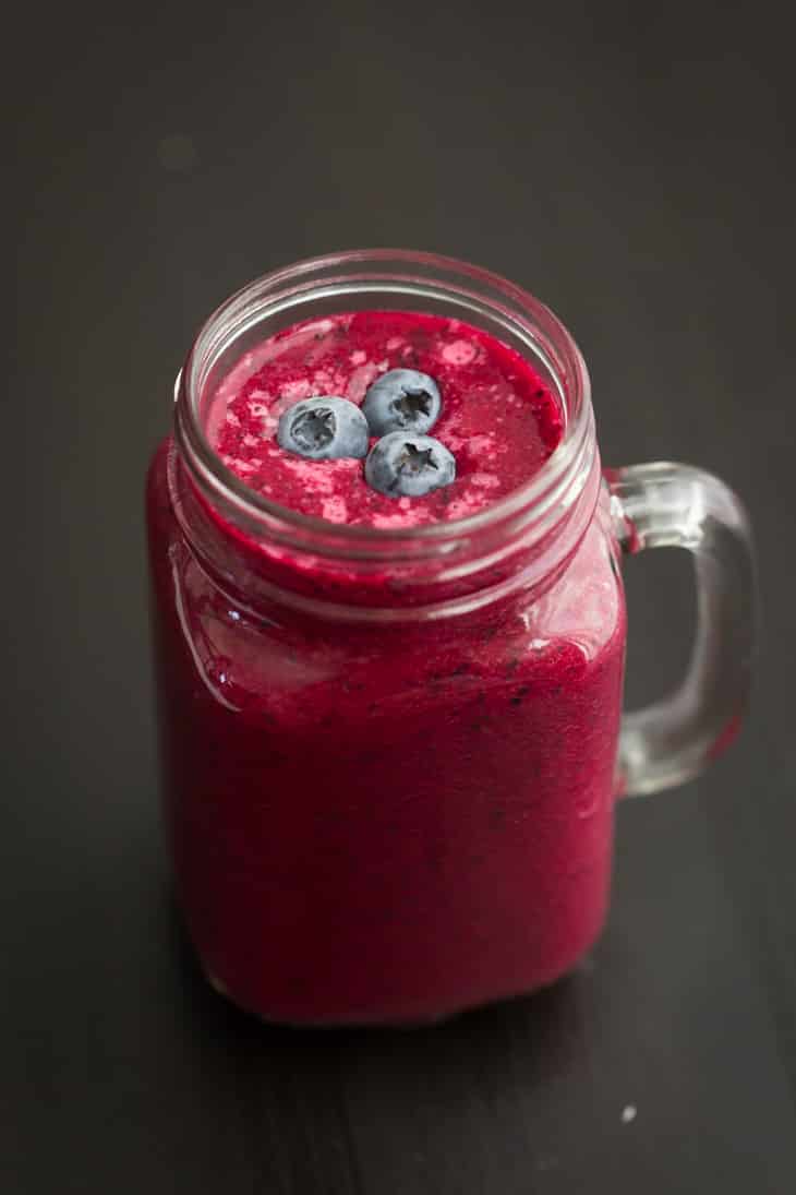 Blueberry Black Tea Smoothie