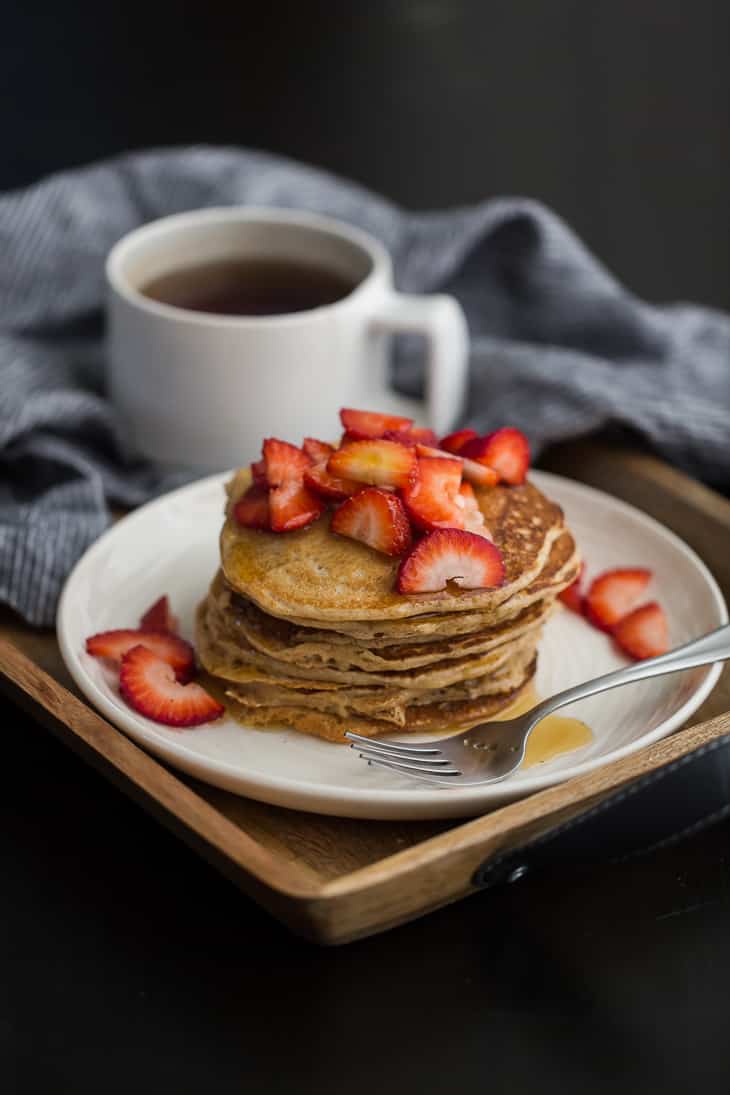 Buttermilk Spelt Pancakes | Naturally Ella