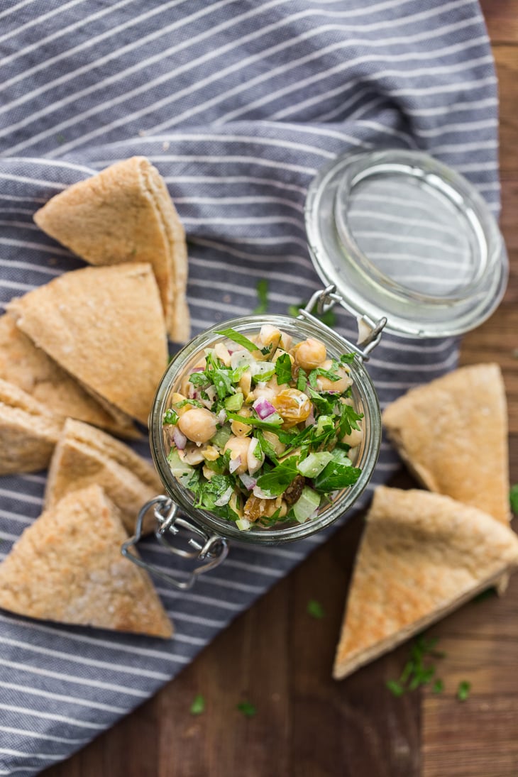 Chickpea Deli Salad (The Sprouted Kitchen Bowl + Spoon) 