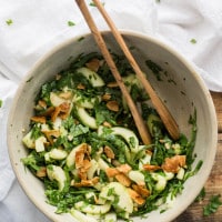 Cucumber Satay Crunch Salad- A Modern Way to Eat